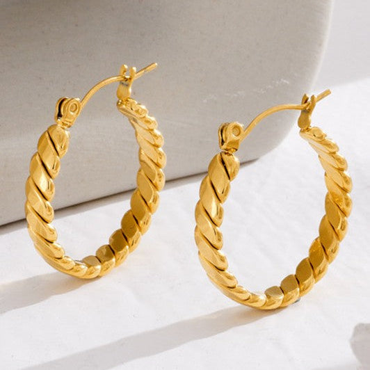 Argollas Golden Twist 18K