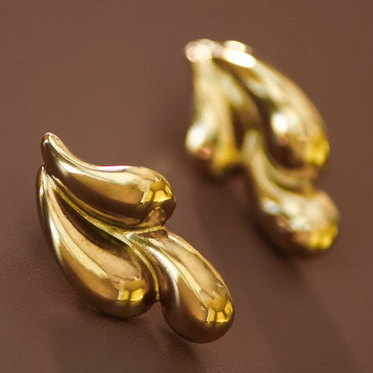 Earrings Golden Flow 18K