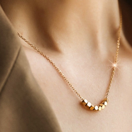Fine Gold Beaded Necklace