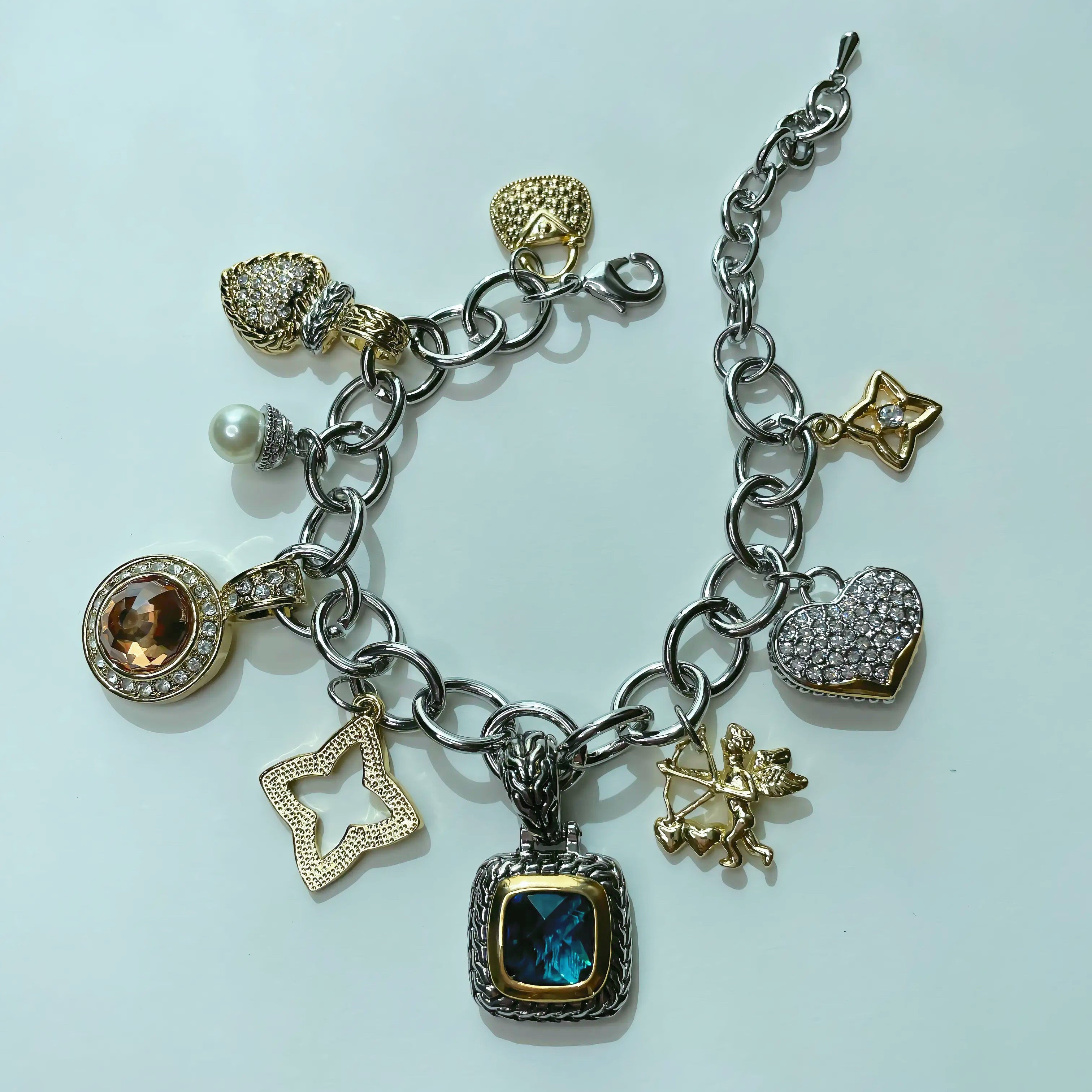 Pulsera Charm Bicolor